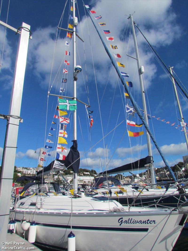 gallivanter of dart (Sailing vessel) - IMO , MMSI 235032215, Call Sign ZNJT8 under the flag of United Kingdom (UK)