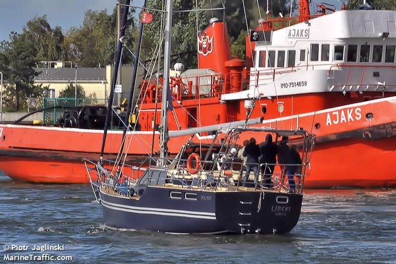 sy liberi (Sailing vessel) - IMO , MMSI 261023720, Call Sign SPG3813 under the flag of Poland
