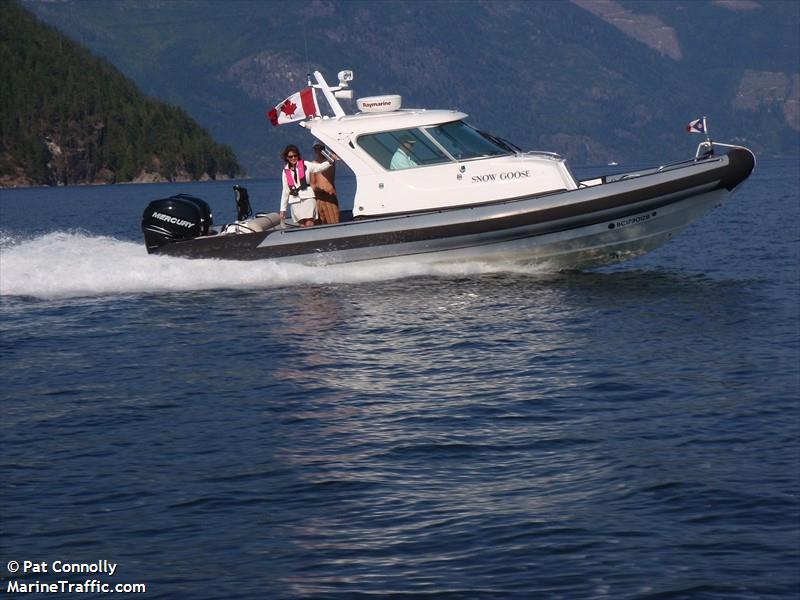snow goose (Pleasure craft) - IMO , MMSI 316014861 under the flag of Canada