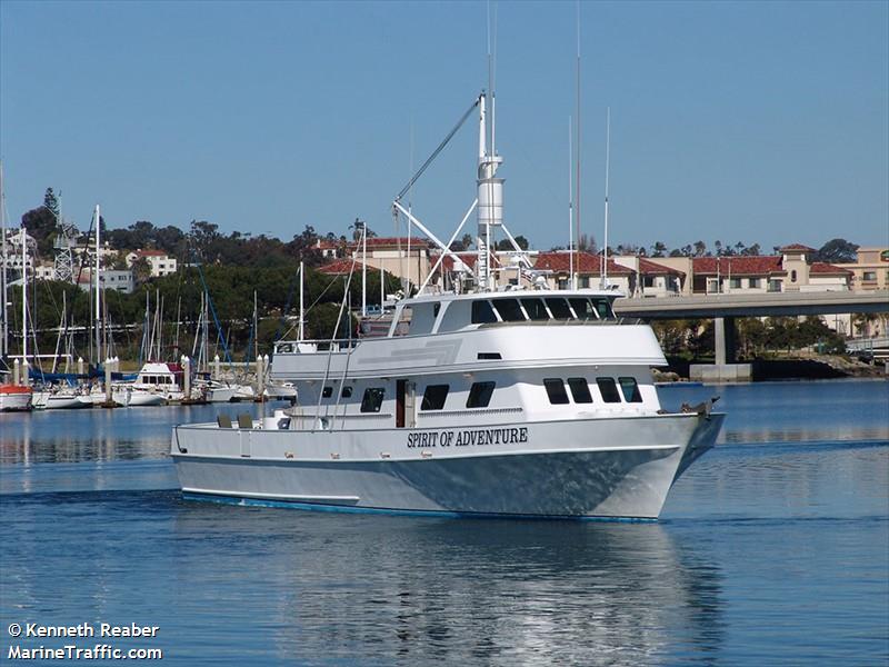 spirit of adventure (Passenger ship) - IMO 8229729, MMSI 367185130, Call Sign WAV5237 under the flag of United States (USA)