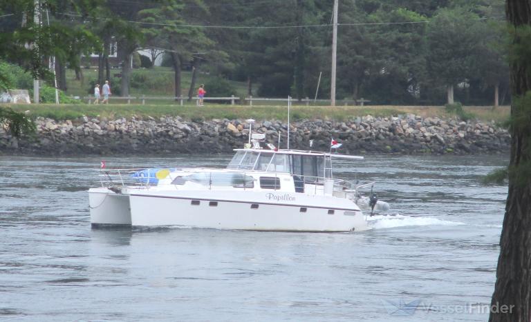 papillon (Pleasure craft) - IMO , MMSI 368073970, Call Sign WDK6381 under the flag of United States (USA)