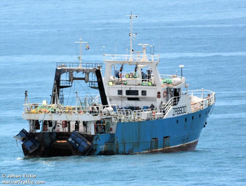 isabella marine (Fishing Vessel) - IMO , MMSI 601289000, Call Sign ZR9900 under the flag of South Africa