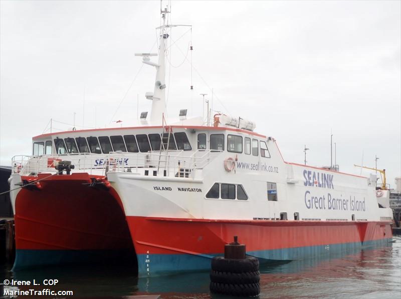 island navigator (-) - IMO , MMSI 512001029, Call Sign ZMQ7781 under the flag of New Zealand