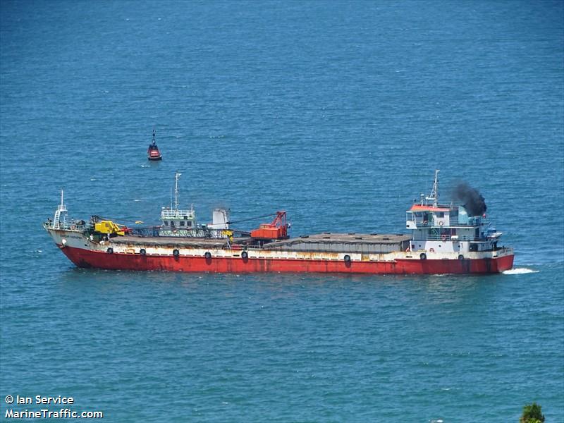 mv bandar harapan (General Cargo Ship) - IMO 9787455, MMSI 533170376, Call Sign 9WRU5 under the flag of Malaysia