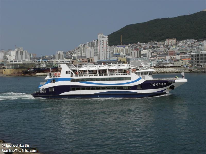 jagalchi cruise (-) - IMO , MMSI 440333660, Call Sign 142817 under the flag of Korea