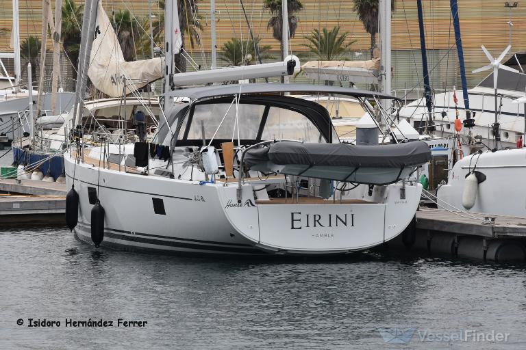 eirini (-) - IMO , MMSI 232029425, Call Sign MIAA7 under the flag of United Kingdom (UK)