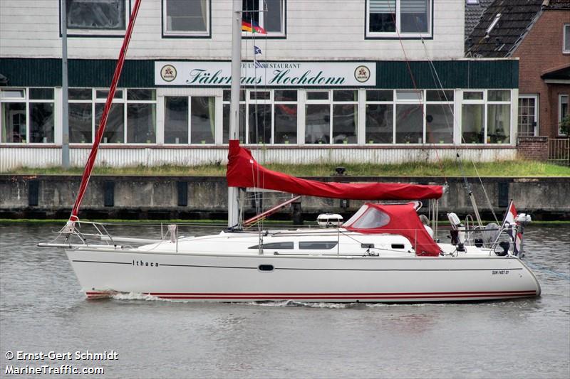 ithaca (-) - IMO , MMSI 244830610, Call Sign PI7504 under the flag of Netherlands