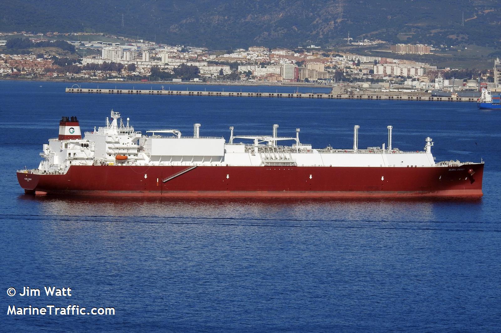 global energy (LNG Tanker) - IMO 9845013, MMSI 538008899, Call Sign V7A2886 under the flag of Marshall Islands