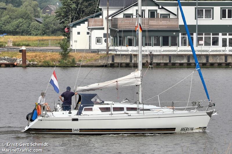 merlin (-) - IMO , MMSI 244890411, Call Sign PH2301 under the flag of Netherlands