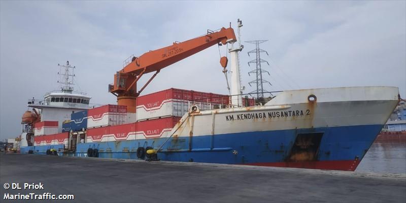 kendhaga nusantara 2 (Container Ship) - IMO 9863596, MMSI 525101105, Call Sign YCJB2 under the flag of Indonesia