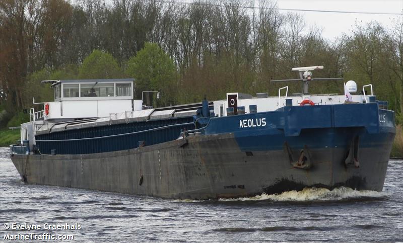 aeolus (Cargo ship) - IMO , MMSI 205536490, Call Sign OT5364 under the flag of Belgium