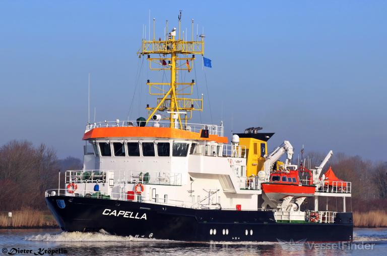 capella (Research Vessel) - IMO 9296949, MMSI 211409660, Call Sign DBBB under the flag of Germany