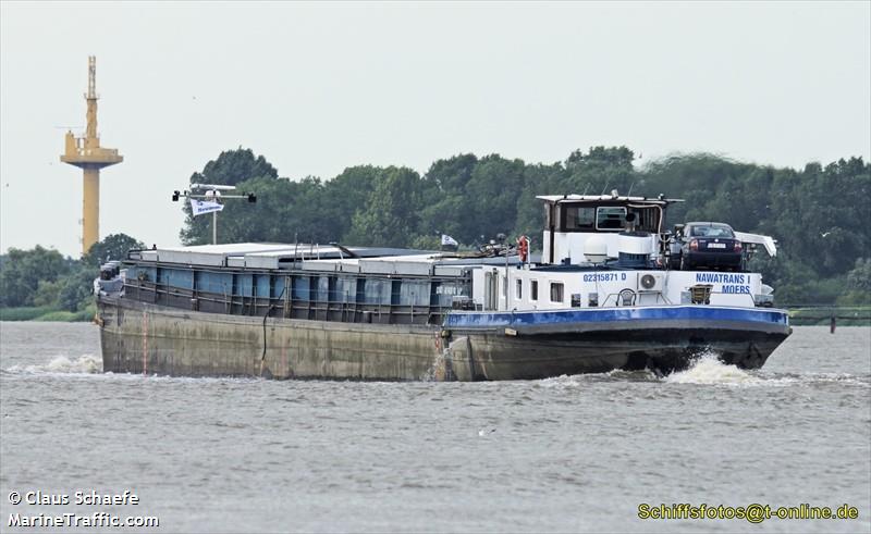 nawatrans i (Cargo ship) - IMO , MMSI 211773960, Call Sign DB2923 under the flag of Germany