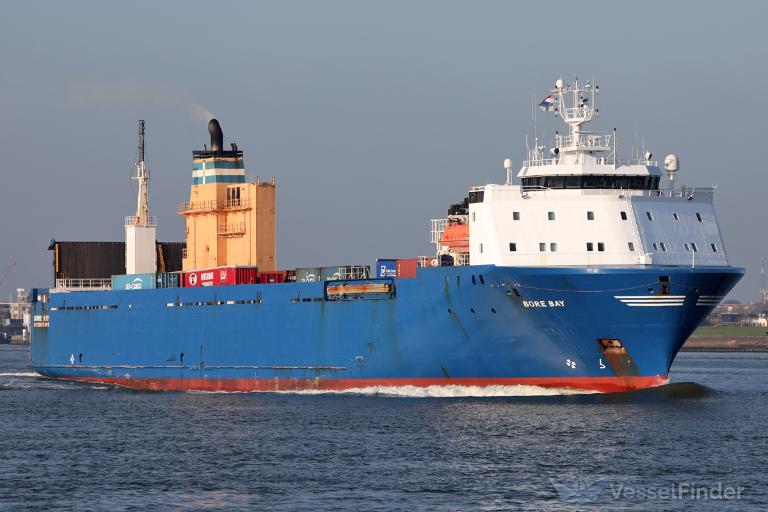 bore bay (Ro-Ro Cargo Ship) - IMO 9122007, MMSI 230357000, Call Sign OJHF under the flag of Finland