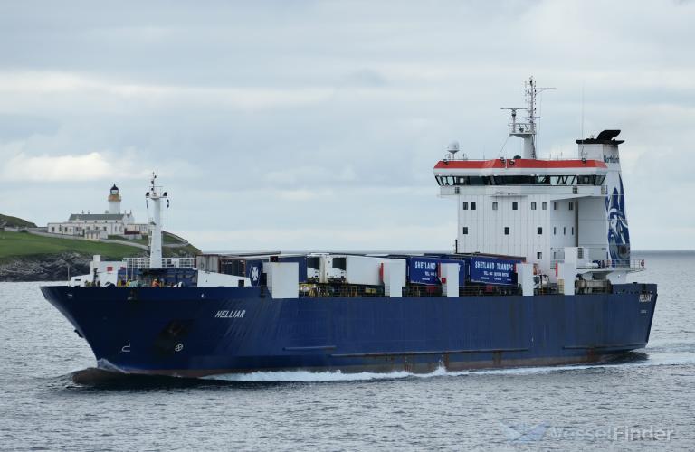 helliar (Ro-Ro Cargo Ship) - IMO 9119397, MMSI 235087119, Call Sign 2EPP5 under the flag of United Kingdom (UK)
