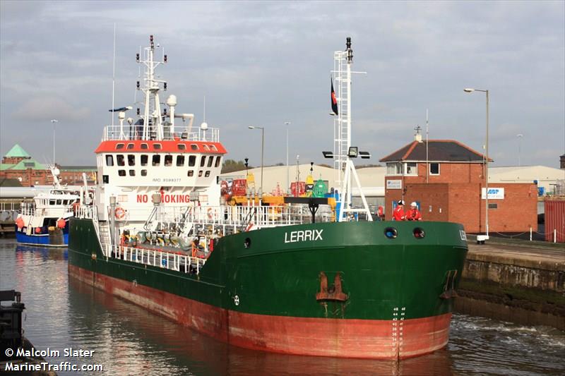 lerrix (Oil Products Tanker) - IMO 9599377, MMSI 235090927, Call Sign 2FFX6 under the flag of United Kingdom (UK)