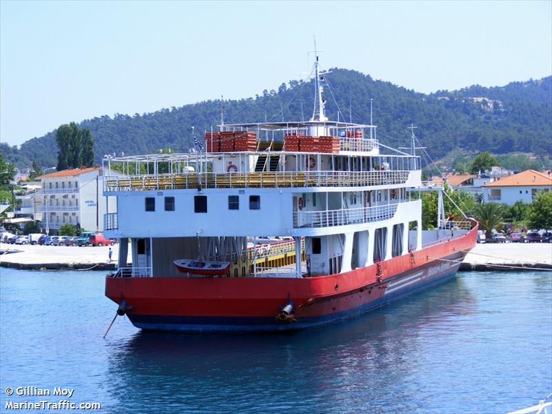 panagia thasou (Passenger/Ro-Ro Cargo Ship) - IMO 8417285, MMSI 237009300, Call Sign SV9864 under the flag of Greece