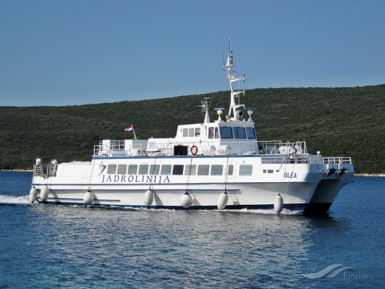 olea (Passenger Ship) - IMO 8022975, MMSI 238073000, Call Sign 9A2854 under the flag of Croatia
