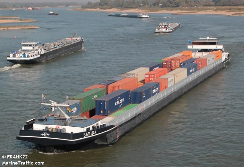sarina (Cargo ship) - IMO , MMSI 244630697, Call Sign PI7374 under the flag of Netherlands