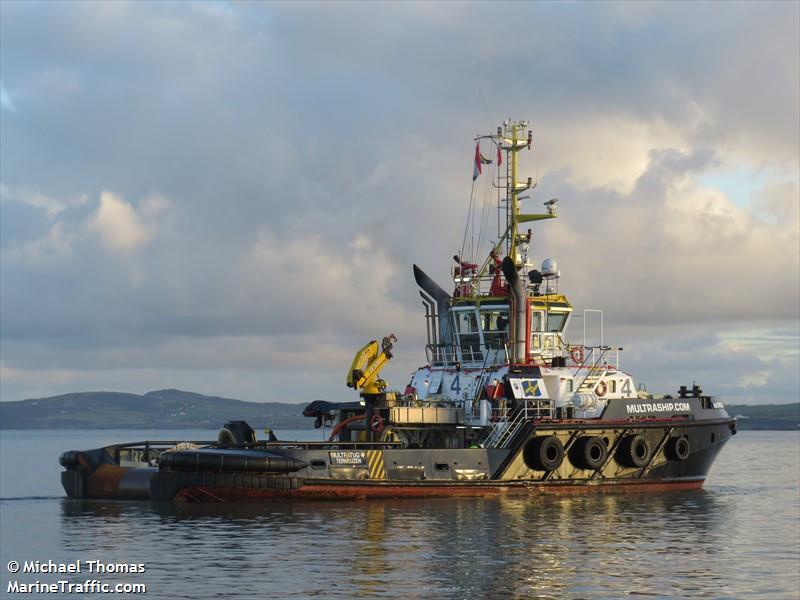 multratug 4 (Tug) - IMO 9360582, MMSI 244740921, Call Sign PDBV under the flag of Netherlands