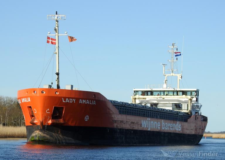 lady amalia (General Cargo Ship) - IMO 9624847, MMSI 246685000, Call Sign PCNV under the flag of Netherlands