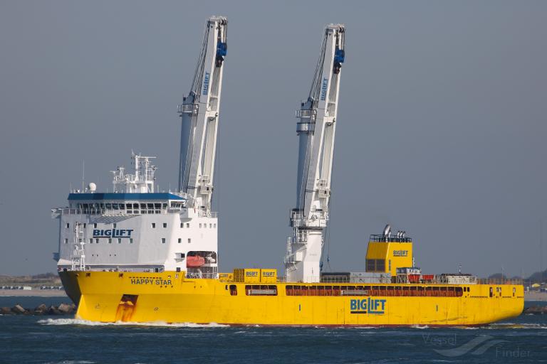 happy star (Heavy Load Carrier) - IMO 9661259, MMSI 246715000, Call Sign PCCP under the flag of Netherlands
