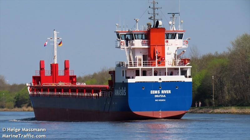 eems river (General Cargo Ship) - IMO 9528524, MMSI 246802000, Call Sign PCLH under the flag of Netherlands
