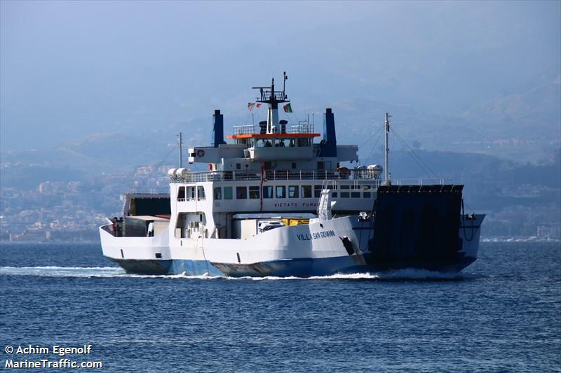 villa san giovanni (Passenger/Ro-Ro Cargo Ship) - IMO 7929126, MMSI 247054600, Call Sign ITJA under the flag of Italy