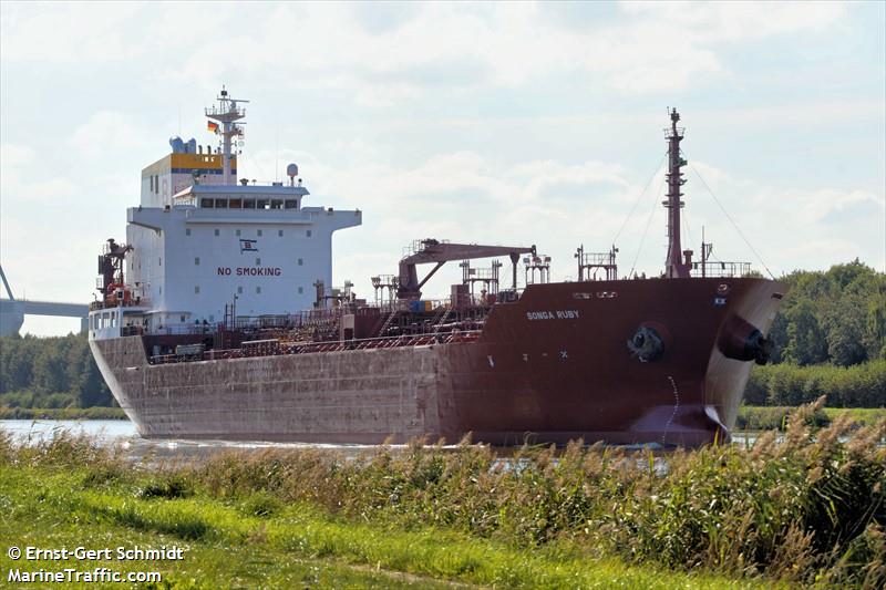 songa ruby (Chemical/Oil Products Tanker) - IMO 9444479, MMSI 248941000, Call Sign 9HA4874 under the flag of Malta