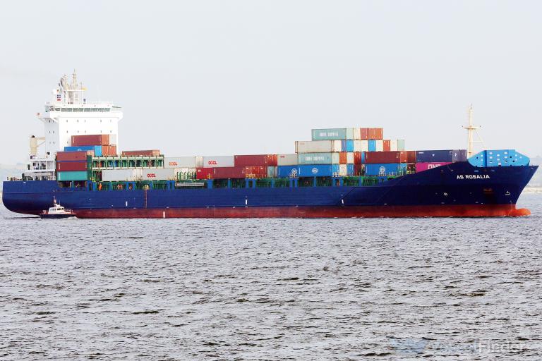 as rosalia (Container Ship) - IMO 9449845, MMSI 255806098, Call Sign CQIX8 under the flag of Madeira