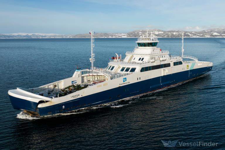 lagatun (Passenger/Ro-Ro Cargo Ship) - IMO 9820398, MMSI 257057960, Call Sign LESQ under the flag of Norway