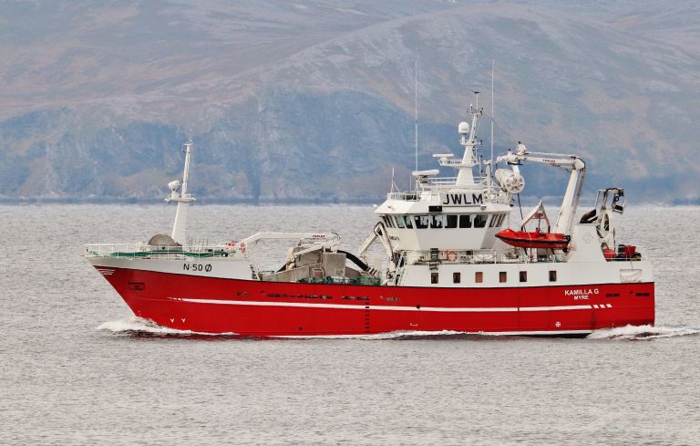 kamilla g (Fishing Vessel) - IMO 9397004, MMSI 257149000, Call Sign JWLM under the flag of Norway