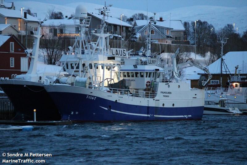 fruholmen (Fishing vessel) - IMO , MMSI 258503000, Call Sign LLWF under the flag of Norway