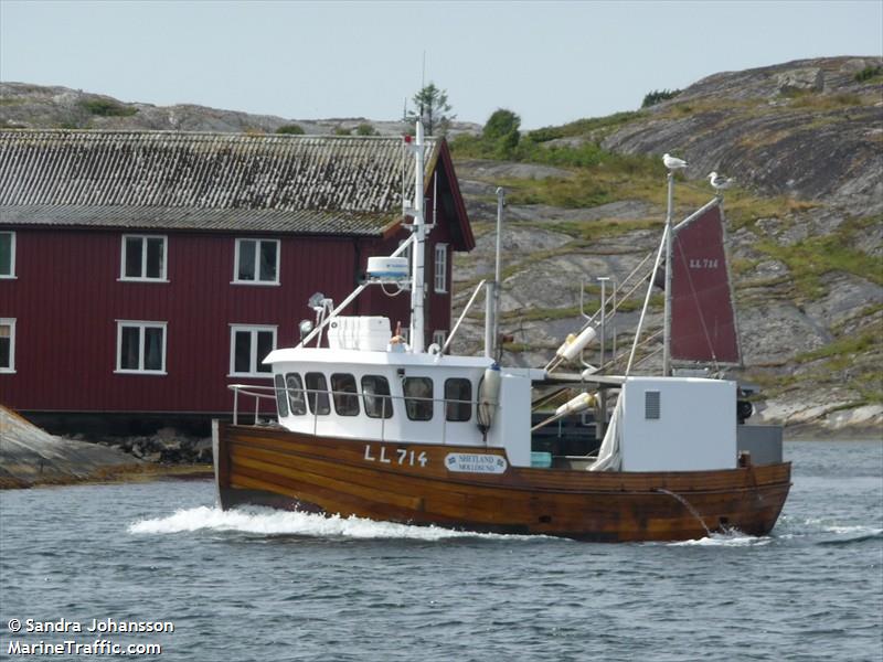 shetland ll714 (Fishing vessel) - IMO , MMSI 265503070, Call Sign SFB7201 under the flag of Sweden