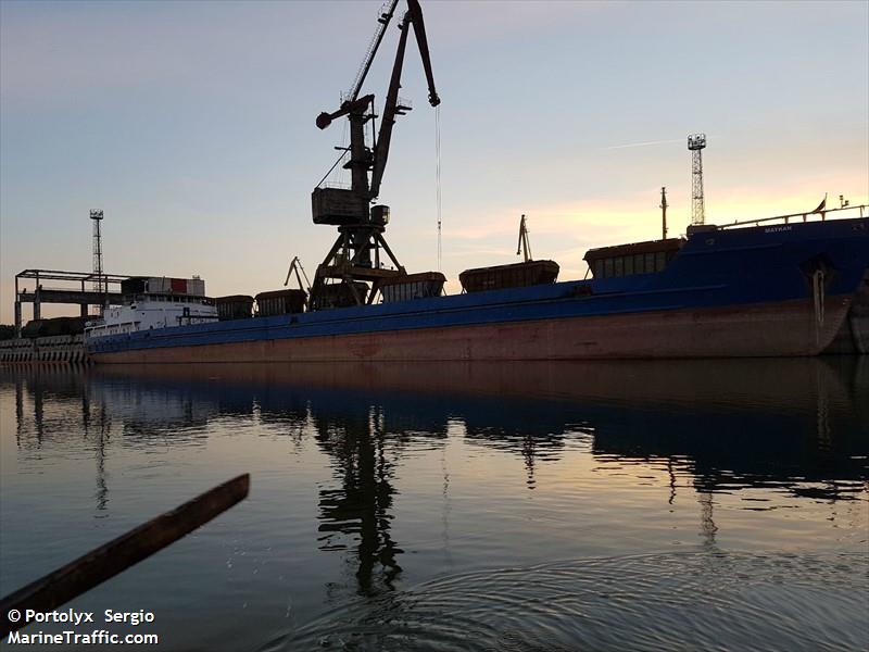 maykan (Cargo ship) - IMO , MMSI 272158200, Call Sign UXEF under the flag of Ukraine