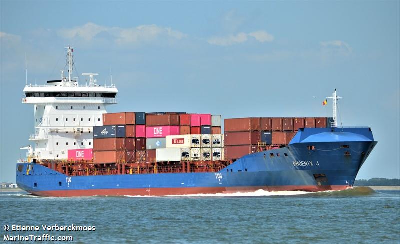 phoenix j (Container Ship) - IMO 9504047, MMSI 305648000, Call Sign V2FE2 under the flag of Antigua & Barbuda