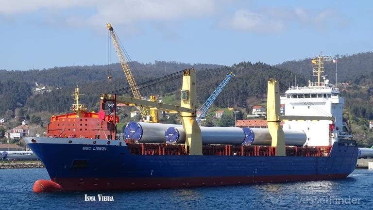 bbc lisbon (General Cargo Ship) - IMO 9513634, MMSI 305688000, Call Sign V2FI8 under the flag of Antigua & Barbuda