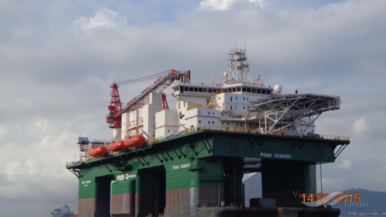 posh xanadu (Offshore Support Vessel) - IMO 9640009, MMSI 311000282, Call Sign C6BJ6 under the flag of Bahamas