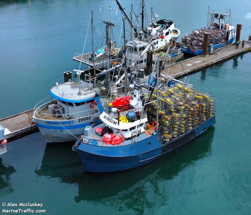 winsum (Fishing vessel) - IMO , MMSI 316035007 under the flag of Canada