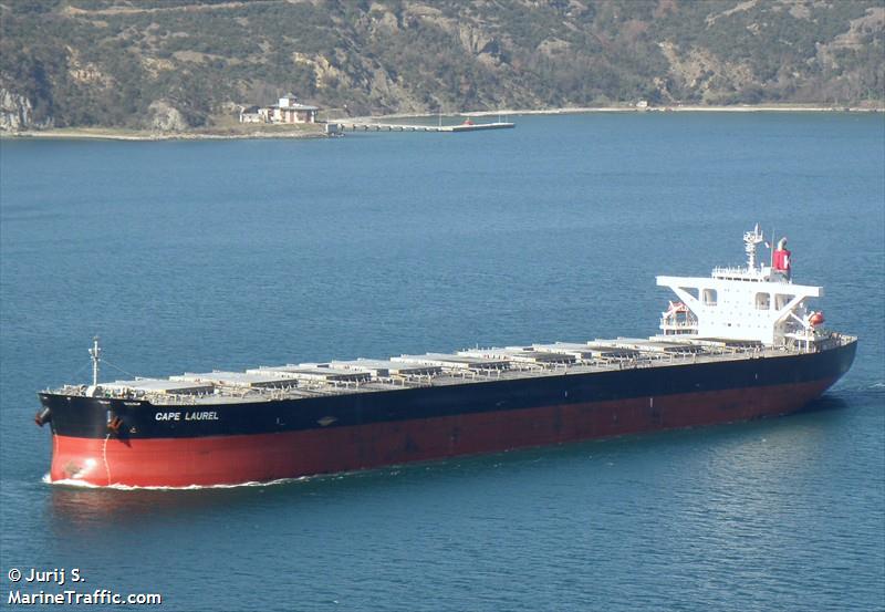cape laurel (Bulk Carrier) - IMO 9446439, MMSI 353251000, Call Sign 3FOK5 under the flag of Panama