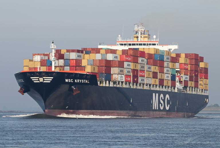 msc krystal (Container Ship) - IMO 9372470, MMSI 356330000, Call Sign 3EPZ4 under the flag of Panama