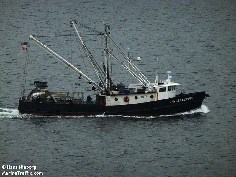 yankee clipper (Fishing Vessel) - IMO 7203120, MMSI 367016340, Call Sign WDC3923 under the flag of United States (USA)