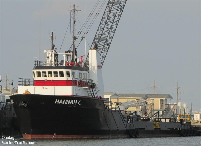 hannah c (Offshore Tug/Supply Ship) - IMO 9095096, MMSI 367602790, Call Sign WDH2947 under the flag of United States (USA)