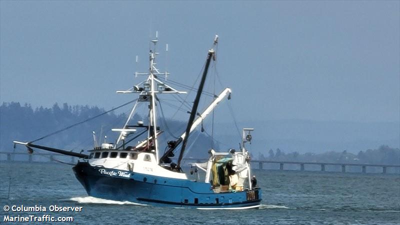 pacific wind (Fishing vessel) - IMO , MMSI 367617080, Call Sign WDH4376 under the flag of United States (USA)