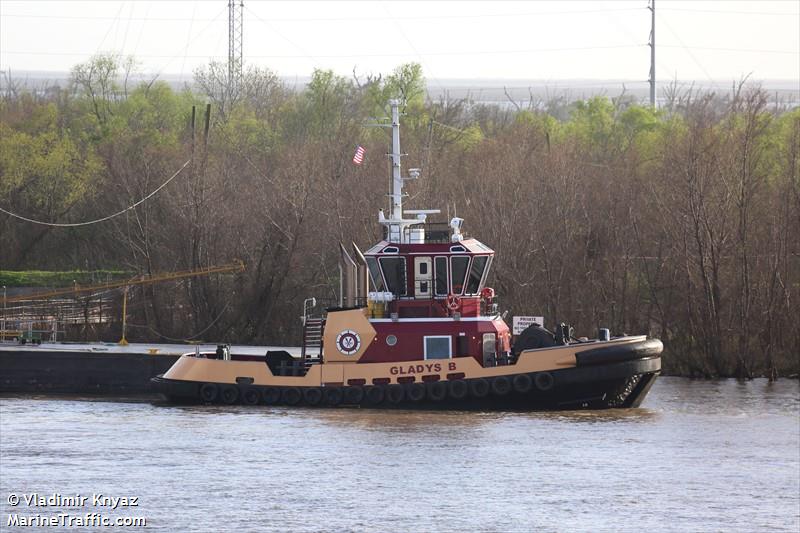 gladys b (Tug) - IMO 9819349, MMSI 367762750, Call Sign WDJ2896 under the flag of United States (USA)