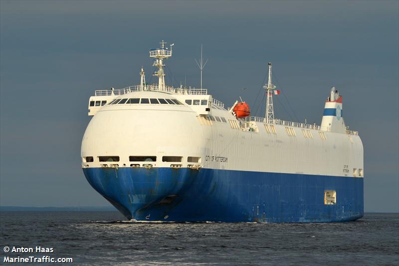 city of rotterdam (Vehicles Carrier) - IMO 9473468, MMSI 372002000, Call Sign 3FUA7 under the flag of Panama
