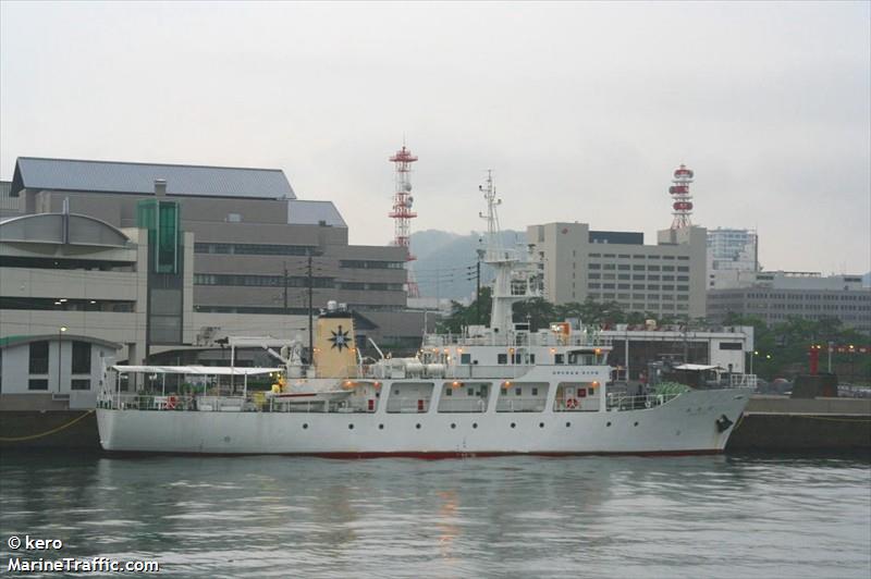 fukaemaru (Training Ship) - IMO 8716710, MMSI 431300065, Call Sign JJ3518 under the flag of Japan