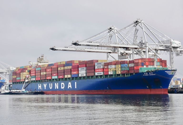 hyundai bangkok (Container Ship) - IMO 9323510, MMSI 441343000, Call Sign D7HB under the flag of Korea