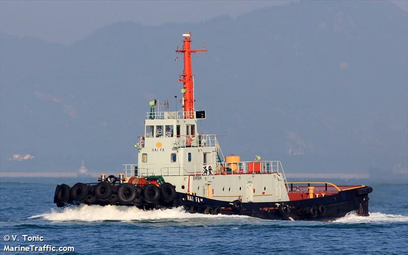 hai fa (Tug) - IMO , MMSI 477995184, Call Sign VRS4262 under the flag of Hong Kong