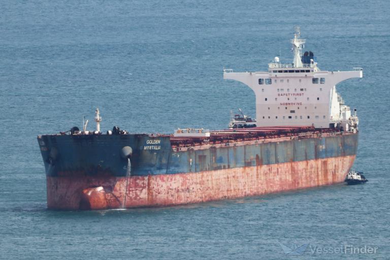 golden myrtalia (Bulk Carrier) - IMO 9511416, MMSI 538004251, Call Sign V7WA2 under the flag of Marshall Islands